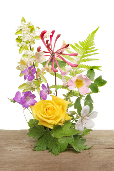 混合插花
