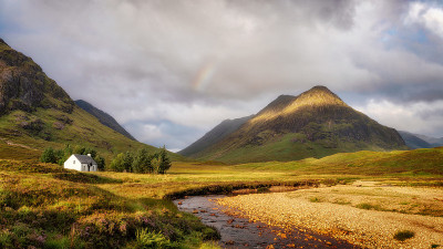 于2020年8月拍摄于苏格兰高地的Buachaille Etive Mor