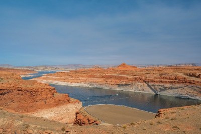 亚利桑那州格伦峡谷国家游乐区的俯瞰风景