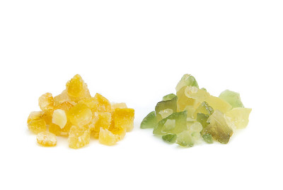 蜜饯柠檬和橘子皮