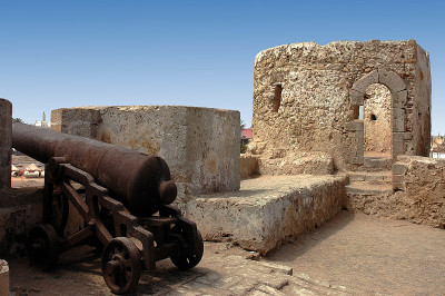 摩洛哥El Jadida (Mazagan)的古老葡萄牙建筑