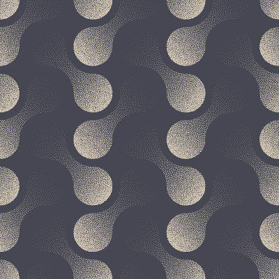 现代点画元人字形无缝图案矢量抽象背景