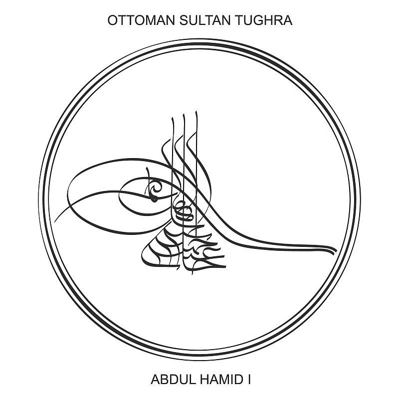 图格拉是奥斯曼苏丹阿卜杜勒·哈米德的第一个签名
