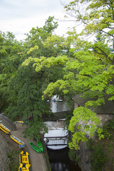 Cesky Krumlov城市景观