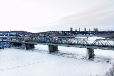 冬雪桥景观
