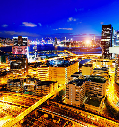 香港日落