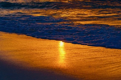 加勒比海日落