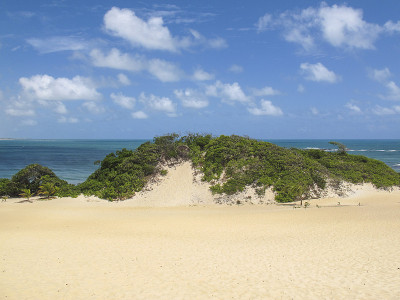 巴西的Genipabu Dunes旅游目的地