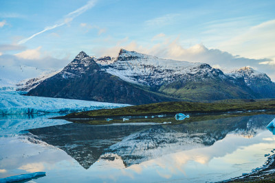 冰岛Fjallsárlón冰川湖