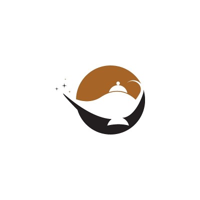 魔灯标志矢量