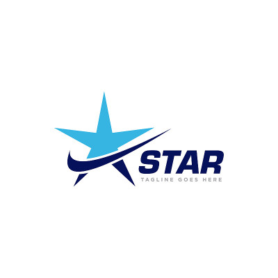 星标志图标设计矢量