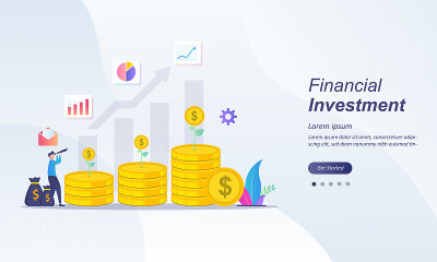 适合网页登陆页，ui，手机应用，横幅模板。矢量插图。
