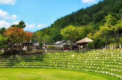 韩国民俗村景观