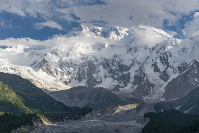 巴基斯坦奇拉斯喜马拉雅山南迦帕尔巴特山脉
