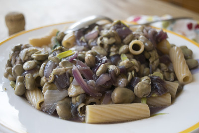 蚕豆意大利面