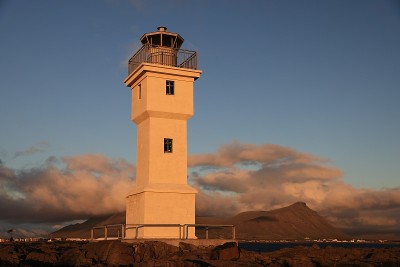 旧灯塔，Akranes, Vesturland，西冰岛，冰岛，欧洲