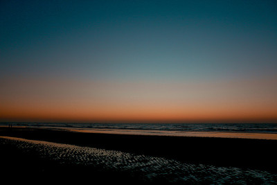 日落在Zandvoort