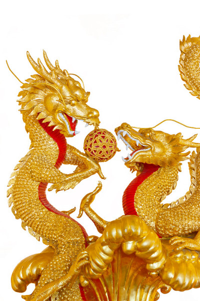 两条金色的龙