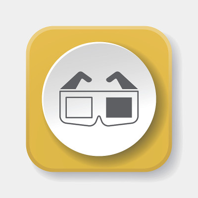 3 d眼镜图标