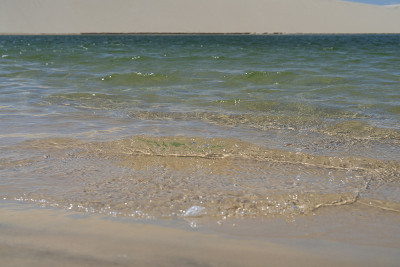 水和沙子，Atins Maranhão泻湖