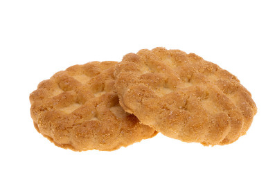 孤立的意大利黄油饼干