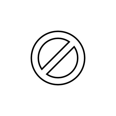 禁止信号矢量图标