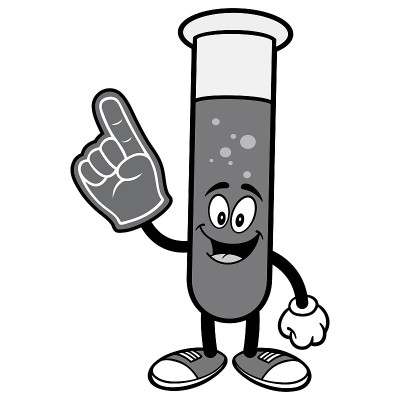 试管泡沫手指插图