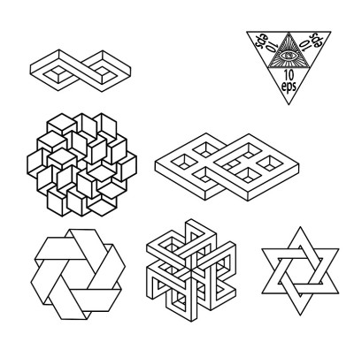 不可能的几何符号向量集