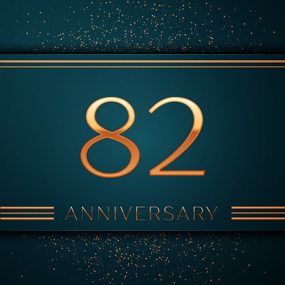 Realistic Eighty two Years Anniversary Celebration