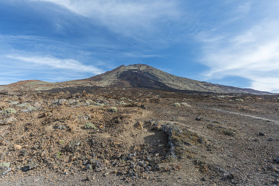 泰德火山上空的蓝天