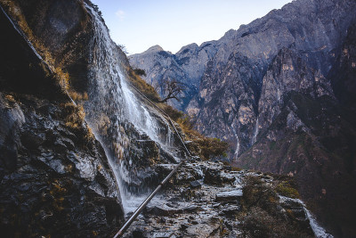 虎跳峡瀑布，中国