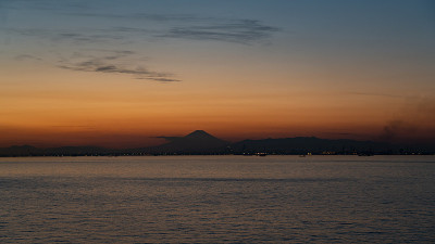 富士山剪影