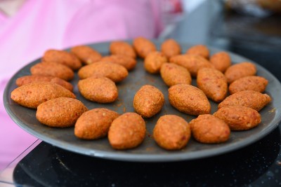 阿拉伯肉开胃菜kibbeh