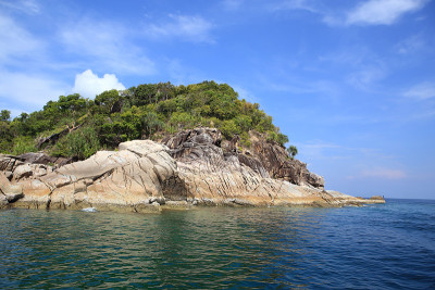 小岛和美丽的海