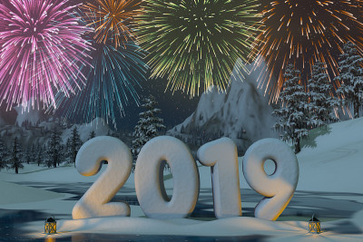 2019年，雪花铸就，焰火绽放