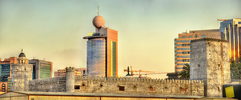 Qasr al-Hosn，阿联酋阿布扎比的一个古老堡垒