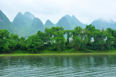 美丽的漓江风光