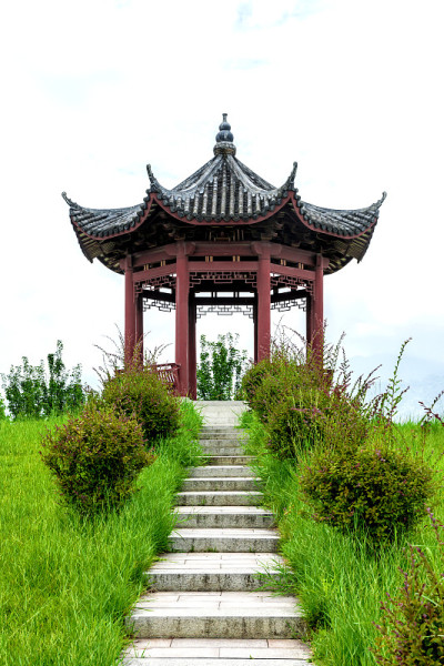 山顶的中国馆