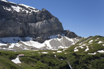 山小屋Cabane d'Antème (Champéry，瑞士)
