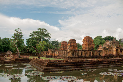泰国Muangtam Castle或Prasat Muang Tam, Buri Ram