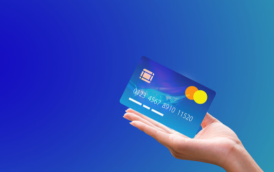 手握信用卡隔离wifi技术。安全。新技术