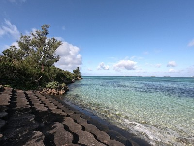 宫古岛的海景