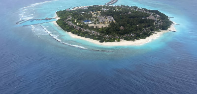 Maldives atoll island Raa atoll