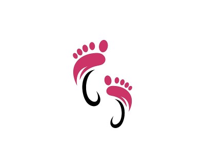 脚图标
