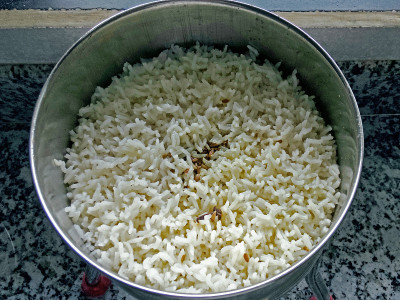 现煮蒸吉拉饭