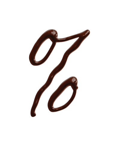 3D巧克力酱字体