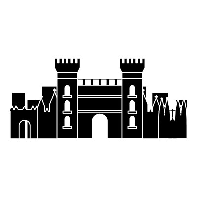 城堡建筑是城市的标志形象