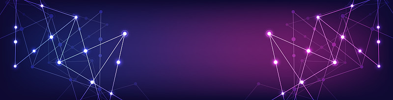 Website header or banner design with abstract geom