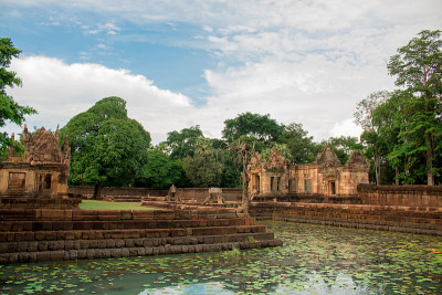 泰国Muangtam Castle或Prasat Muang Tam, Buri Ram