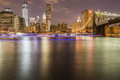 纽约市的夜景